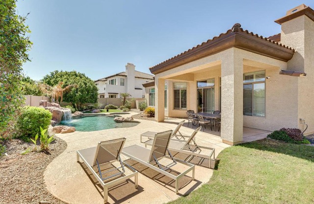 Private Pool and Patio at Home Near Goodyear