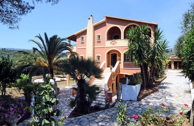 Private Traditional Corfiot villa surrounded by olive trees