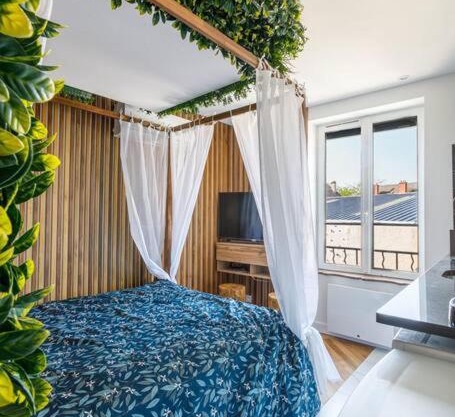 Proche Paris - Style Bali 350 m gare Mantes