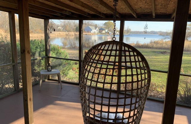 Quiet Lakefront Retreat with Pontoon and Paddle Boat to Rent