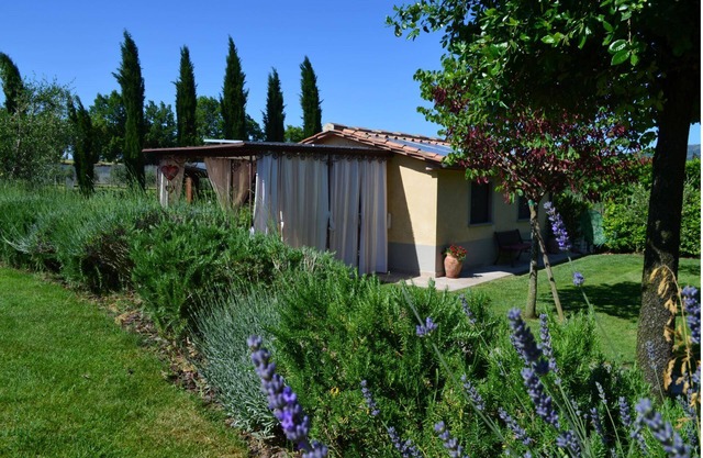 romantic cottage with pool