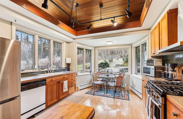Raven's Nest: 2 br, wood fireplace, gazebo, privacy!