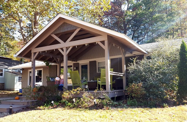 Recently renovated, new front porch and walk-able to the town of Black Mountain