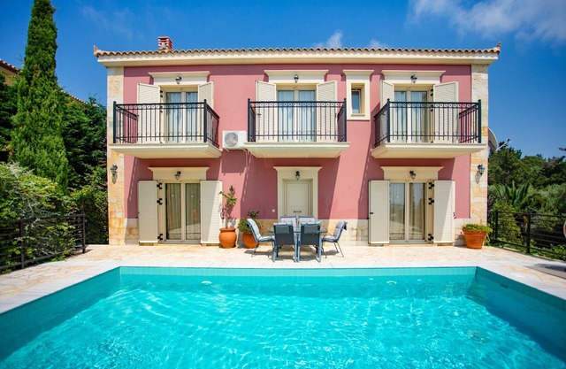 Relax by your private pool at Villa Mandola, Kefalonia’s hidden gem