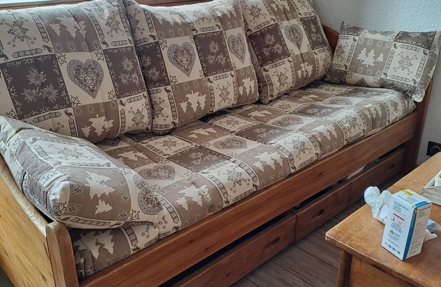 Rental apartment Pieds pistes 2 rooms 30m2-6pers Reberty 1850 separate bedroom