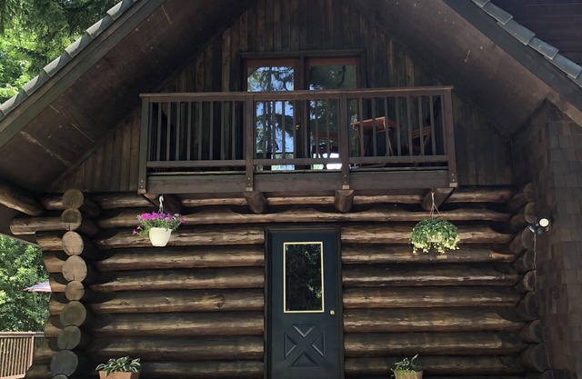 Rest, relax and recharge at this amazing log cabin