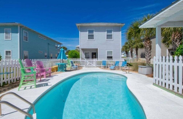 Restin in Destin Private pool Beach gear included Private cabana house sleeps 12