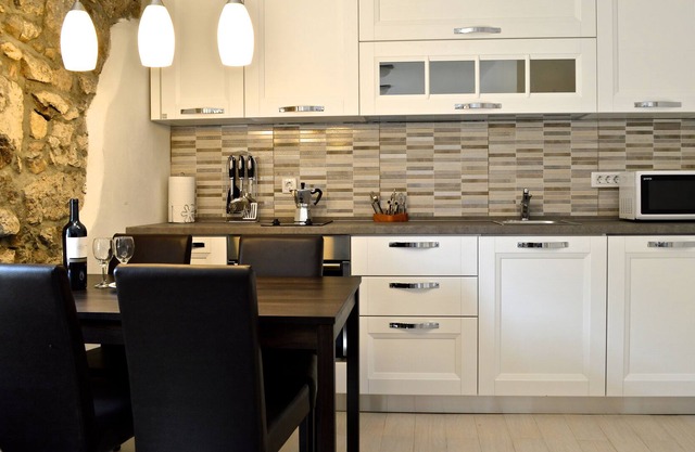 Restored stone house in an Istrian mountain village