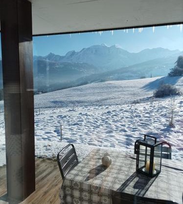 Rez de chaussée très calme vue Mont-Blanc