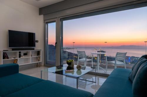 Rhodes Skyline Suite with In Door Jacuzzi Sea View