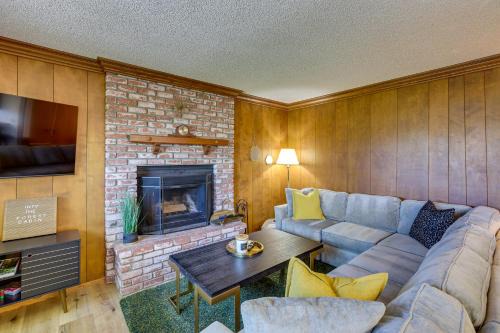 Rimforest Retreat with Fireplace and Mountain Views!