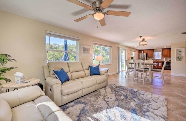 Riverfront Home w/Putting Green & Boat Dock!