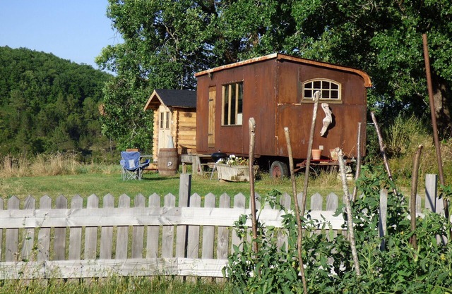 Roulotte at Domaine de la Borde