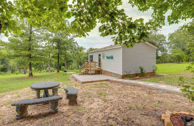 Rural Mt Olive Cabin Rental w/White River View!