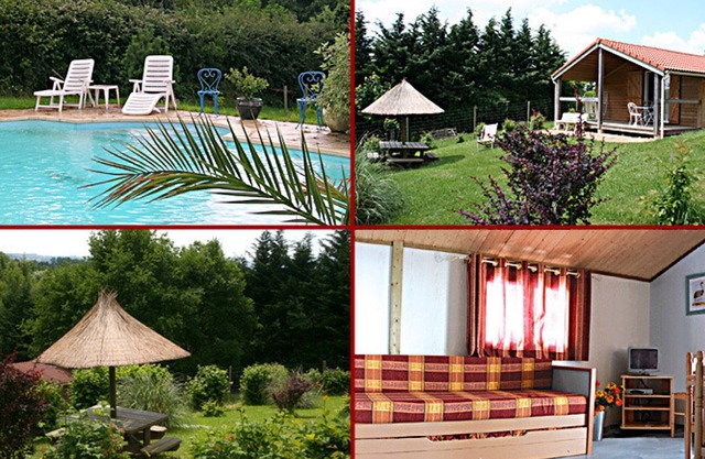 Rustic chalet with terrace in the heart of nature