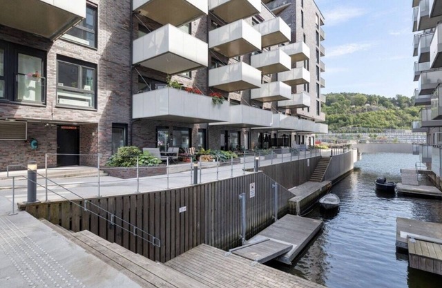 Sørenga Munch ved Kanalen - Egen Terrasse Uteplass