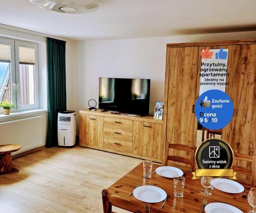 Słoneczny Apartament Panorama 5 7 z Widokiem na Jezioro i Góry