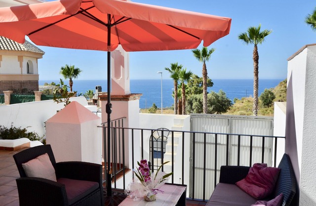 sea view house with pool