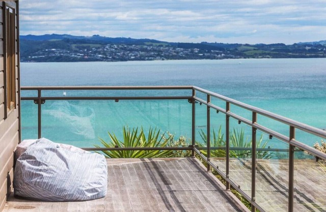 Sea views and sublime sunsets from the spa
