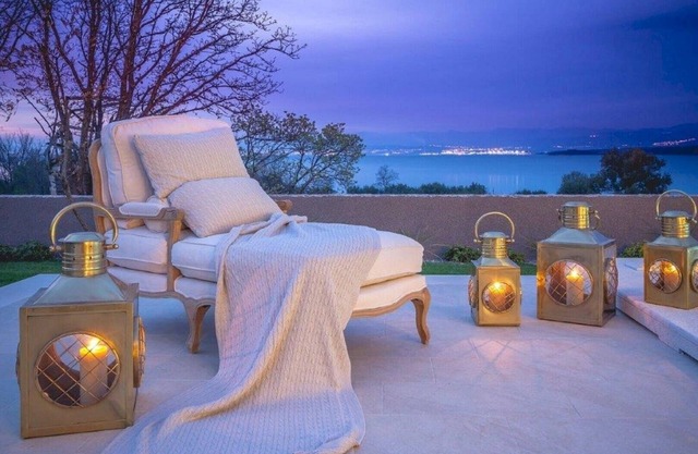 Seafront Villa Prova 1* with a sea view, indoor & outdoor pool on Krk