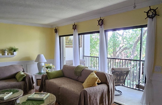 Seaside condo in Jupiter with private views and steps to the beach.