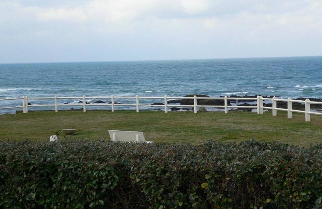 Seaside studio with swimming pool