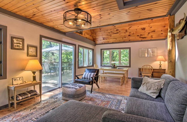 Secluded A-Frame Hideaway w/Wraparound Deck!