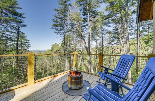 Secluded Brevard Cabin w/Private Waterfall!