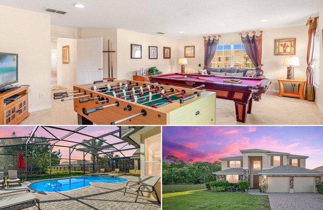 Serene Villa at Cypress Pointe| Game Room & Private Pool| Close to it ALL!
