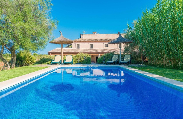SES PLANES - Ancient 16th century oil mill with a private pool and in a quiet area. Free W