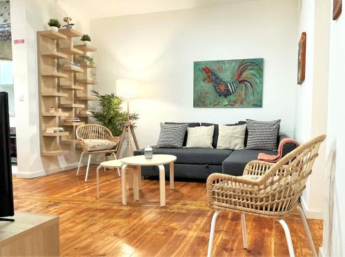 SJ2DE Heart of Lisbon, 1min to Augusta Arch! Spacious 2 APTS with 4BR& 2BA