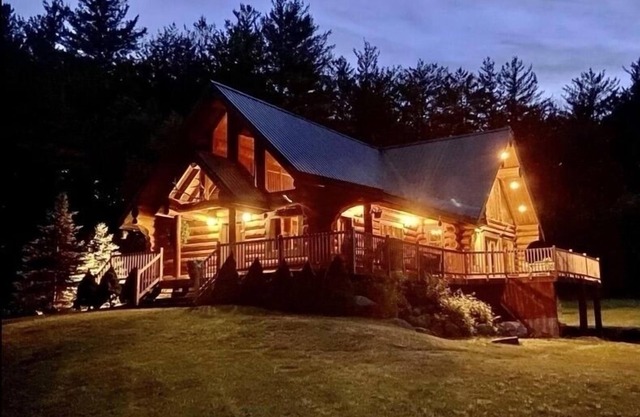 Ski Gore Visit Lake George Amazing Winter Festivals at this beautiful log cabin