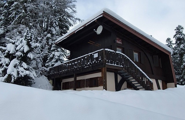 Ski-in, ski-out along the slopes