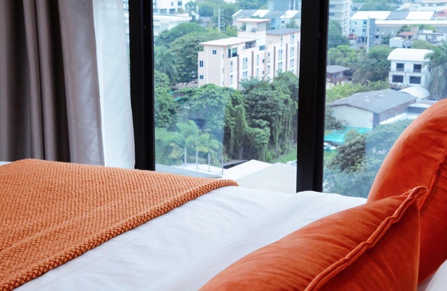 Sky river room overlooking the City of ChiangMai
