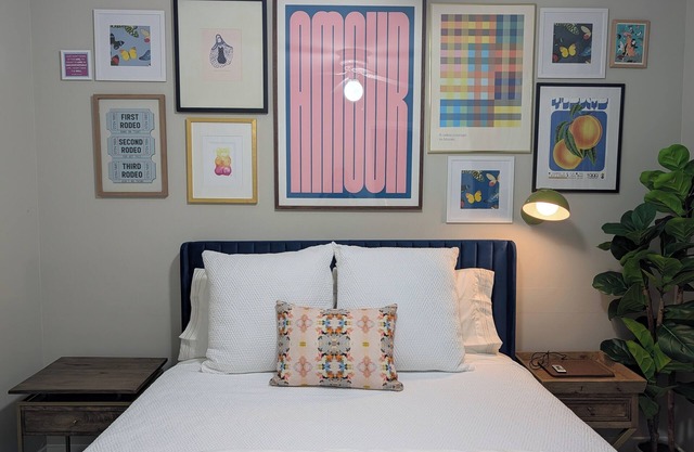 Small Space, BIG Personality in Charlotte w/King + Queen bed, Pet Friendly