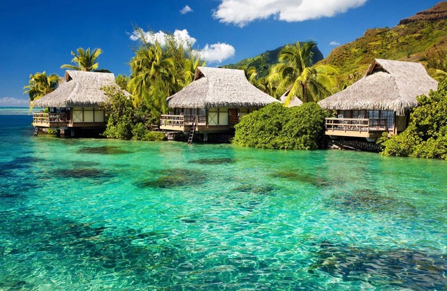 SOLE RESORT 20 Pax Beachfront Bungalows on Private Island with WiFi Restaurant