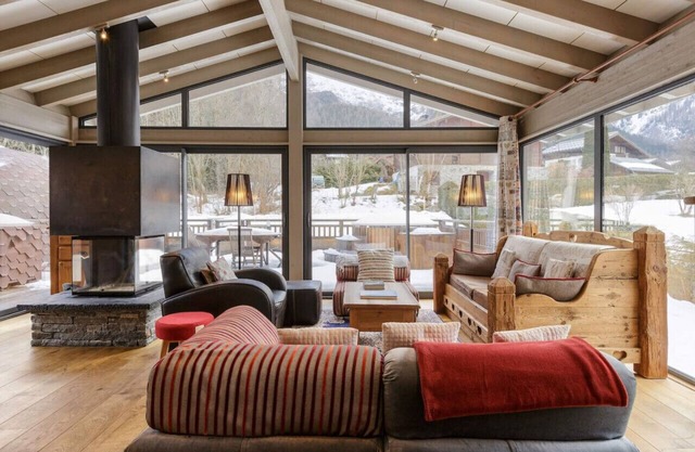 Songenaz - Chalet 170m2 Cheminée Jacuzzi Sauna Vues