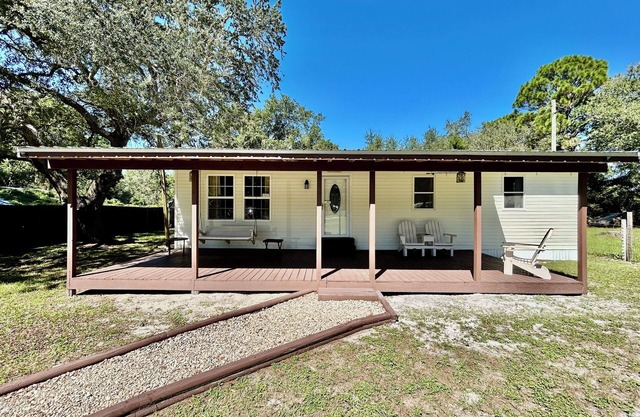 Southern Breeze pet friendly with fenced yard