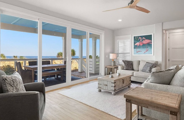 Spacious and Modern Beachfront Home with Direct Beach Access