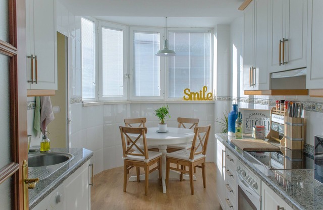 Spacious apartment in quiet residential area next to the beach