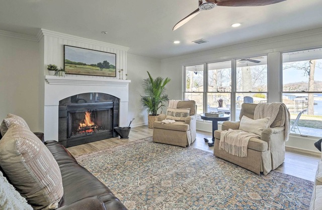 Spacious Lakeside Getaway w/ Hot Tub & Game Room!