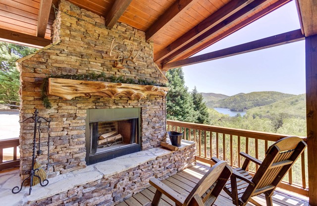 Spacious, mountain home w/a private hot tub, game room, & outdoor seating areas