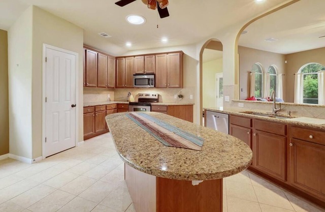 Spacious Oasis with Koi Pond