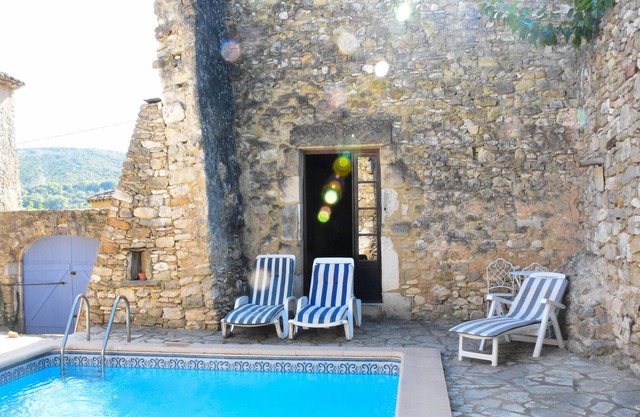 Spacious stone farmhouse with private pool