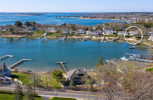 Spacious waterfront home with beach and 3 levels of living space/