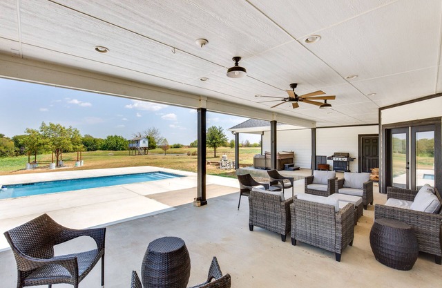 Spacious Wills Point Retreat w/Pool & Pond!