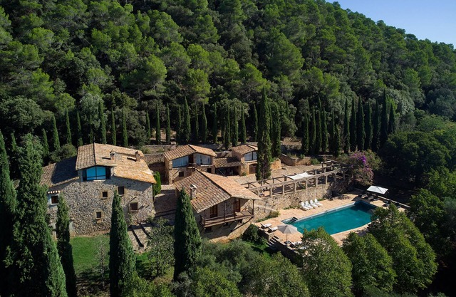 Spectacular 17th century Catalan farmhouse surrounded by woods and fields.
