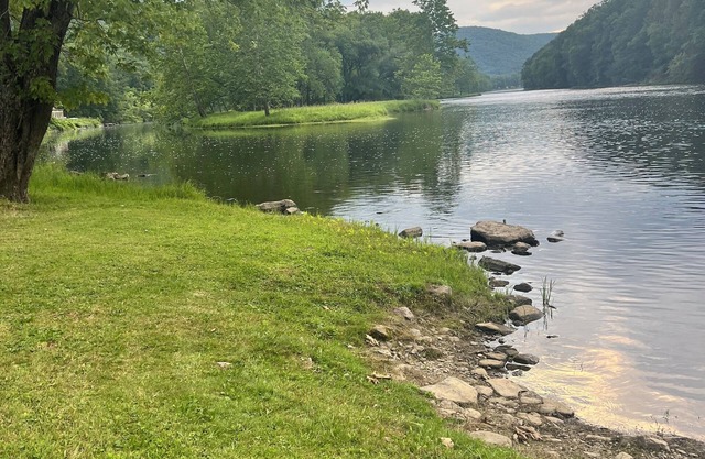Spend your time relaxing with a view of the Allegheny River