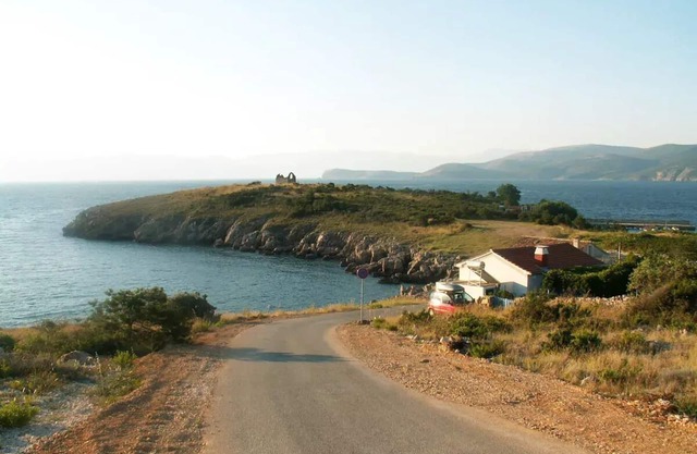 Stone house by the sea
