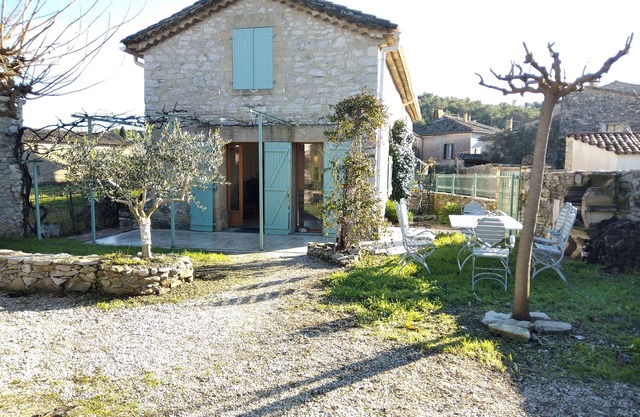 Stone house near Uzés and Pont du Gard